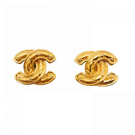 chanel earrings name|chanel symbol earrings.